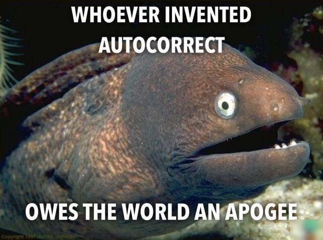 WHOEVER INVENTED AUTOCORRECT