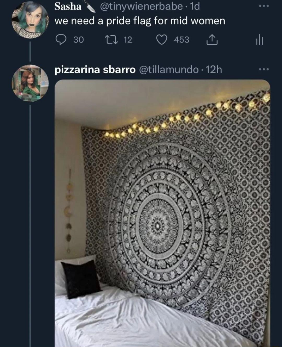 Sasha tinywienerbabe 1d we need a pride flag for mid women Qs M1 Qs il N pizzarina sbarro tillamundo 12h