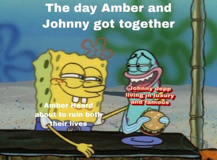 The day Amber and Johnny got together