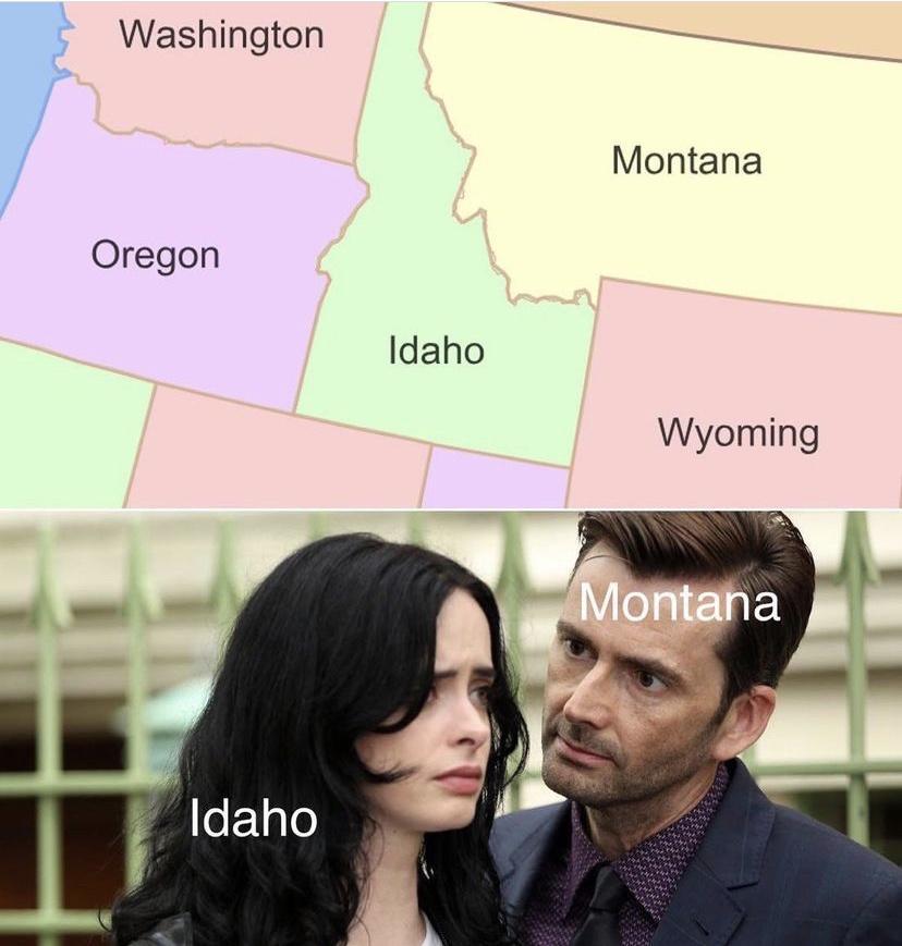 Washington Montana Oregon Idaho Wyoming