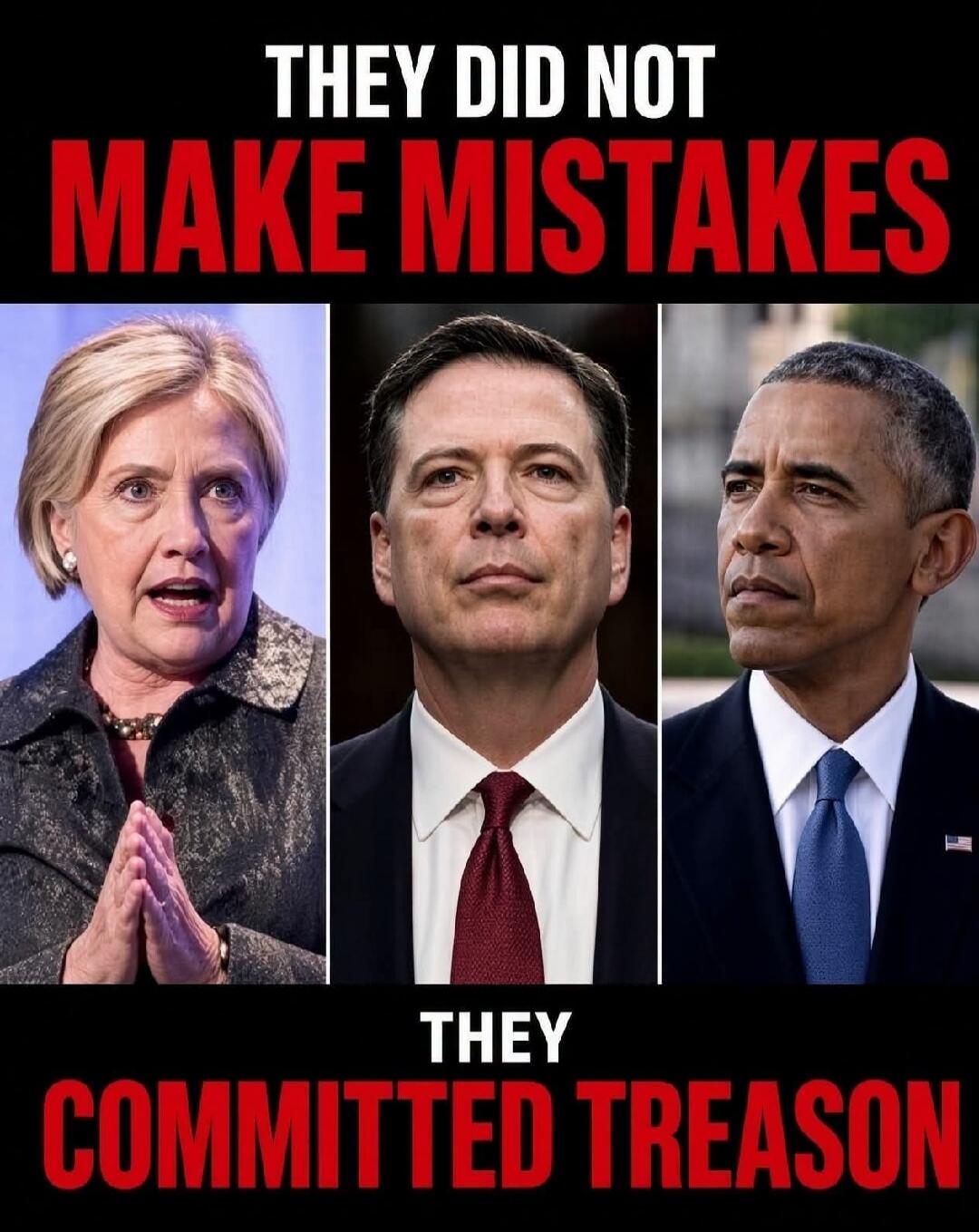 THEY DID NOT MAKE MISTAKES THEY COMMITTED TREASON