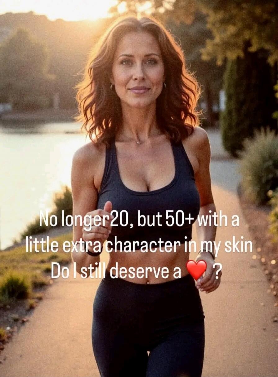 No longer 20, but 50+ with a little extra character in my skin. Do I still deserve a ❤️?