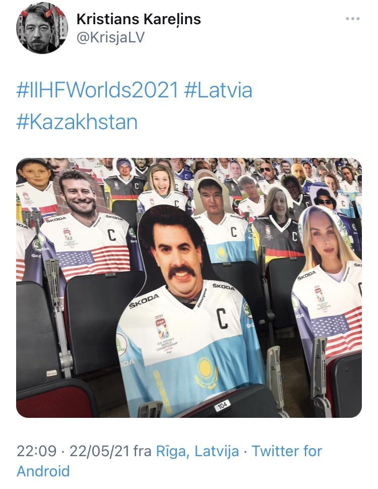 Kristians Karelins KrisjaLV lIIHFWorlds2021 Latvia Kazakhstan 2209 220521 fra Riga Latvija Twitter for Android