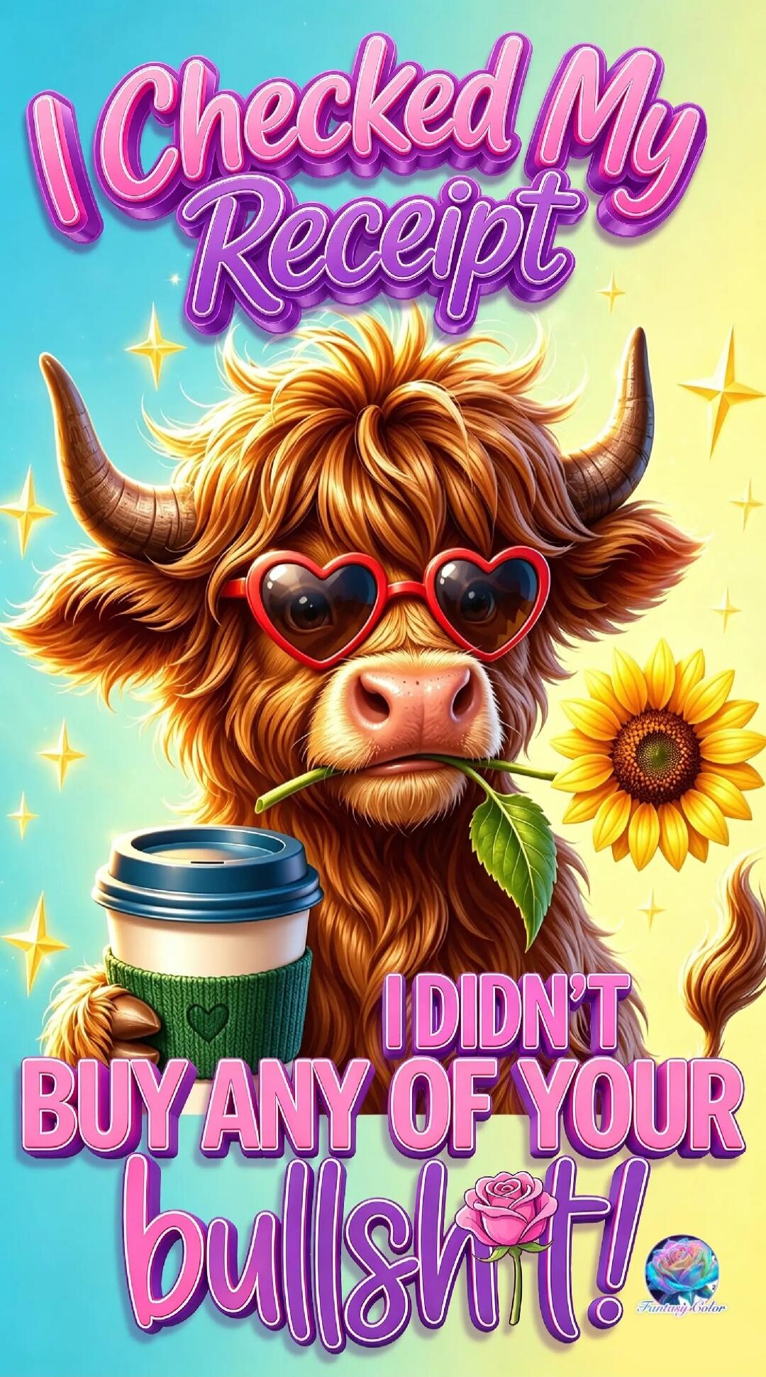 I Checked My Receipt I DIDN'T BUY ANY OF YOUR bullshit!