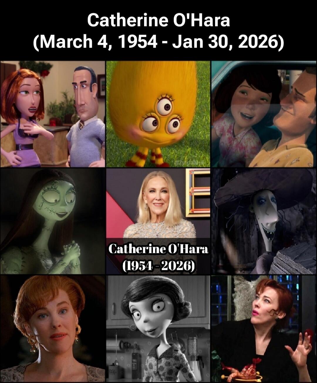 Catherine O'Hara (March 4, 1954 - Jan 30, 2026)

Catherine O'Hara (1954 - 2026)