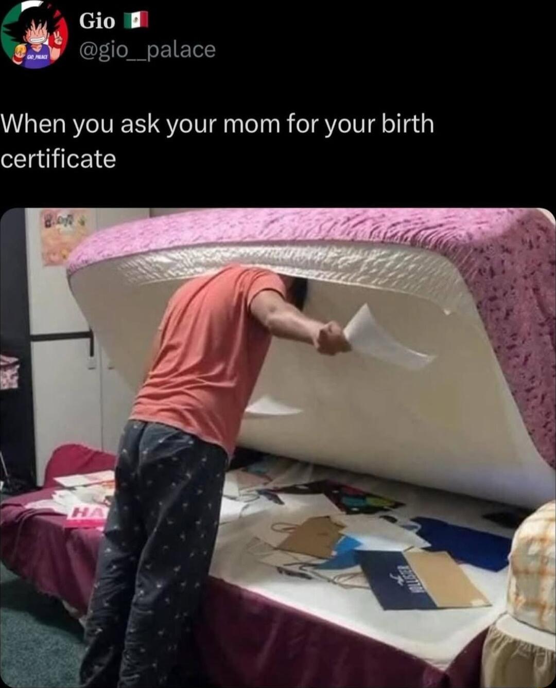 A Giow g gio_palace When you ask your mom for your birth certificate