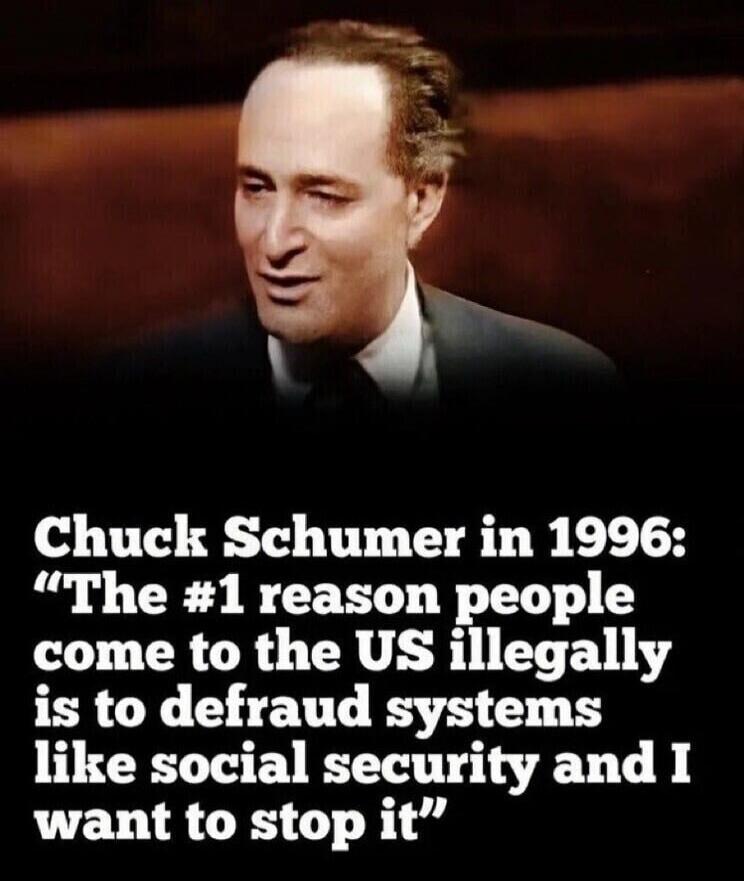 Chuck Schumer in 1996: 