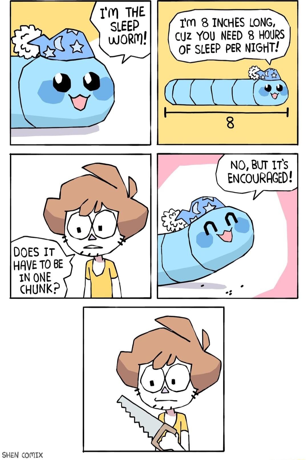 DOES IT HAVE T0 BE N ONE CHUNK SHEN COMIX