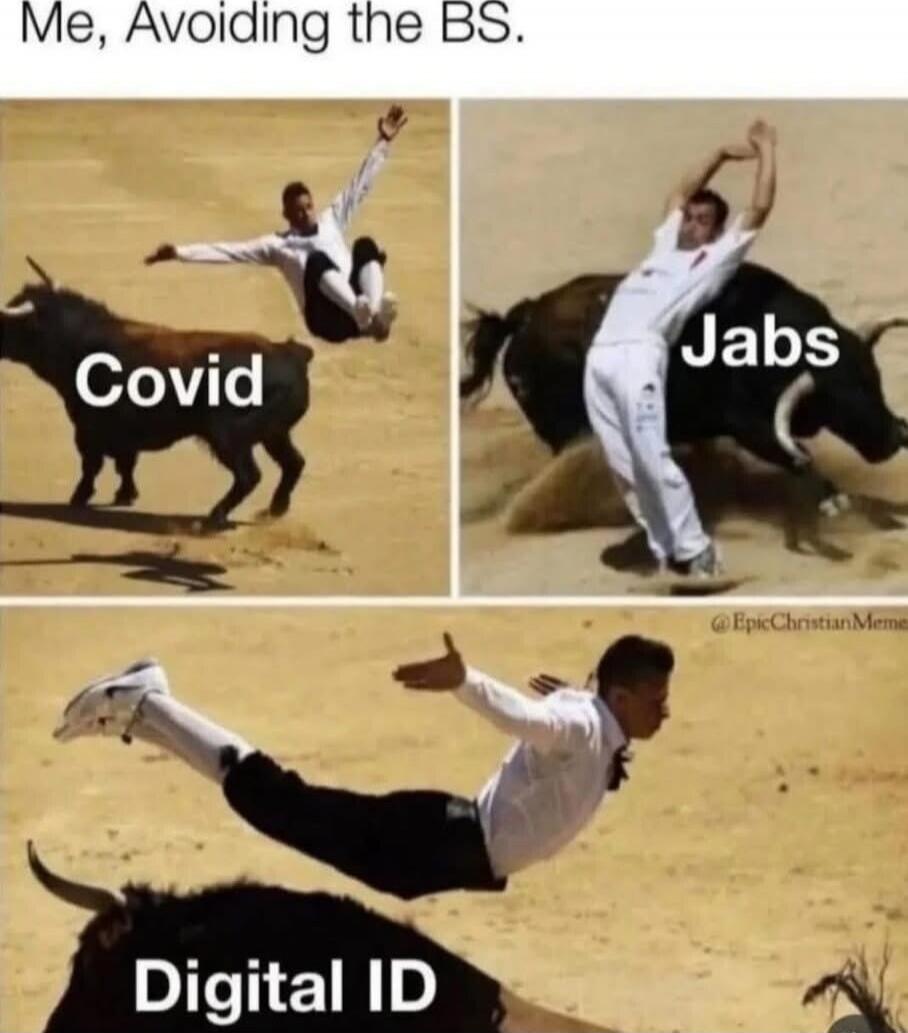 Me, Avoiding the BS.
Covid | Jabs | Digital ID