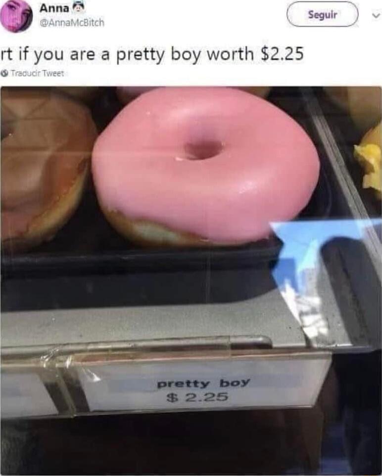 Anna rt if you are a pretty boy worth 225