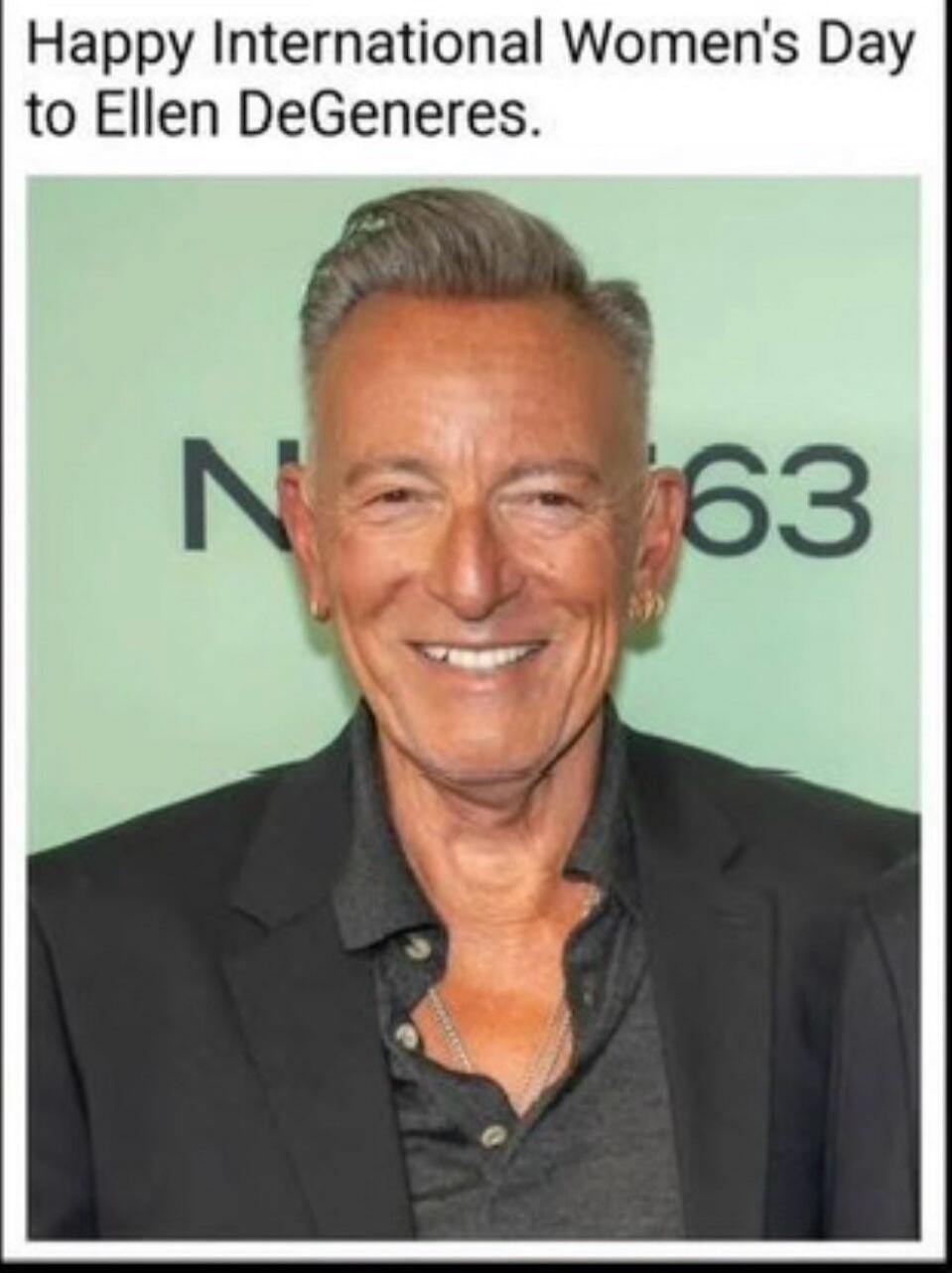 Happy International Women's Day to Ellen DeGeneres.