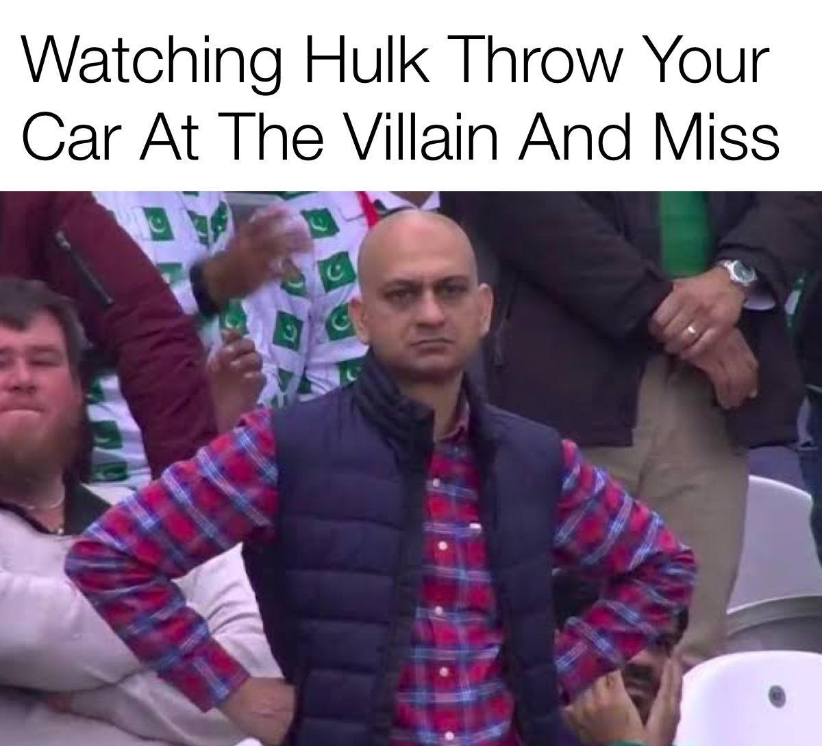 Watching Hulk Throw Your Car At The Villain And Miss 3 YRS 4