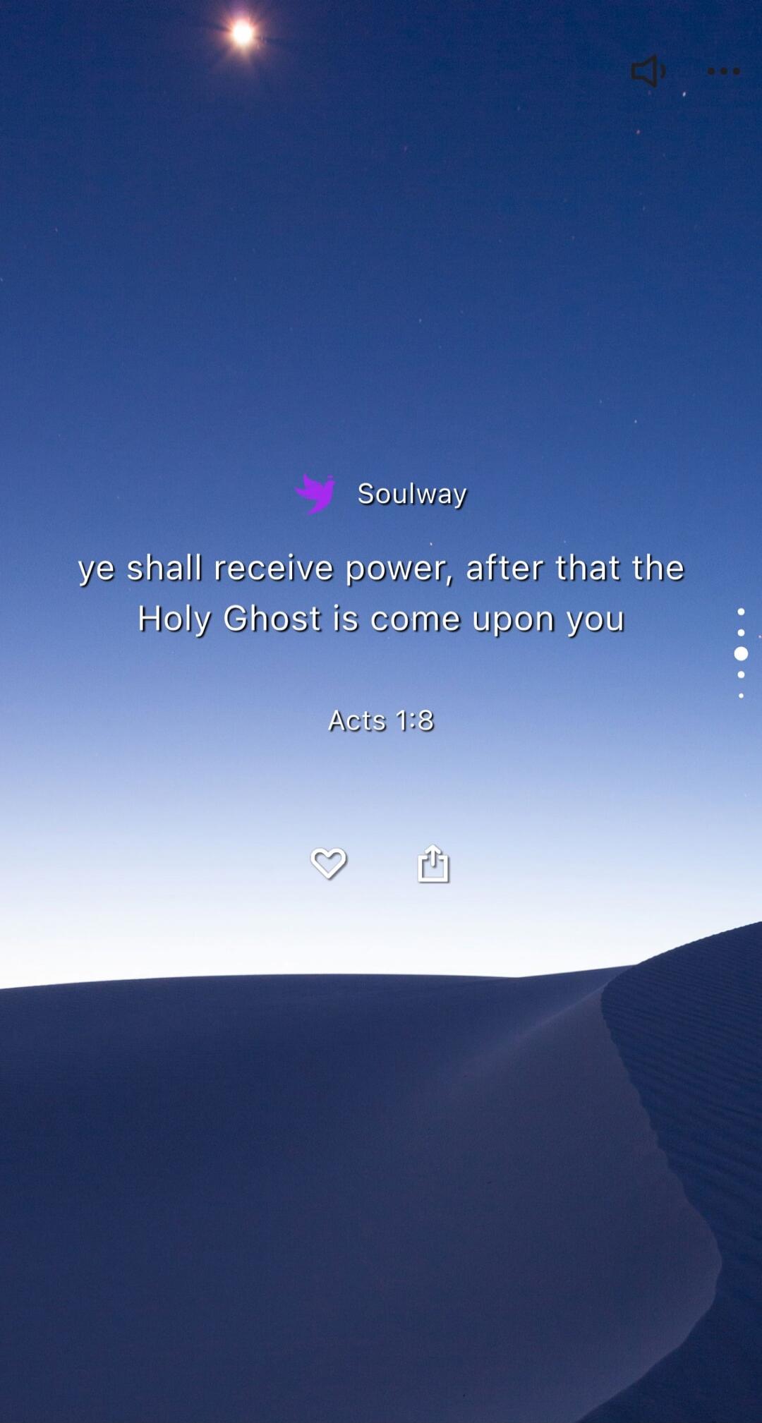 Soulway
ye shall receive power, after that the Holy Ghost is come upon you
Acts 1:8