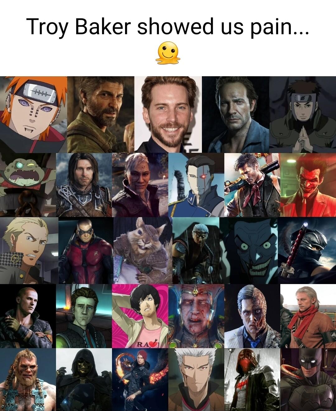 Troy Baker showed us pain