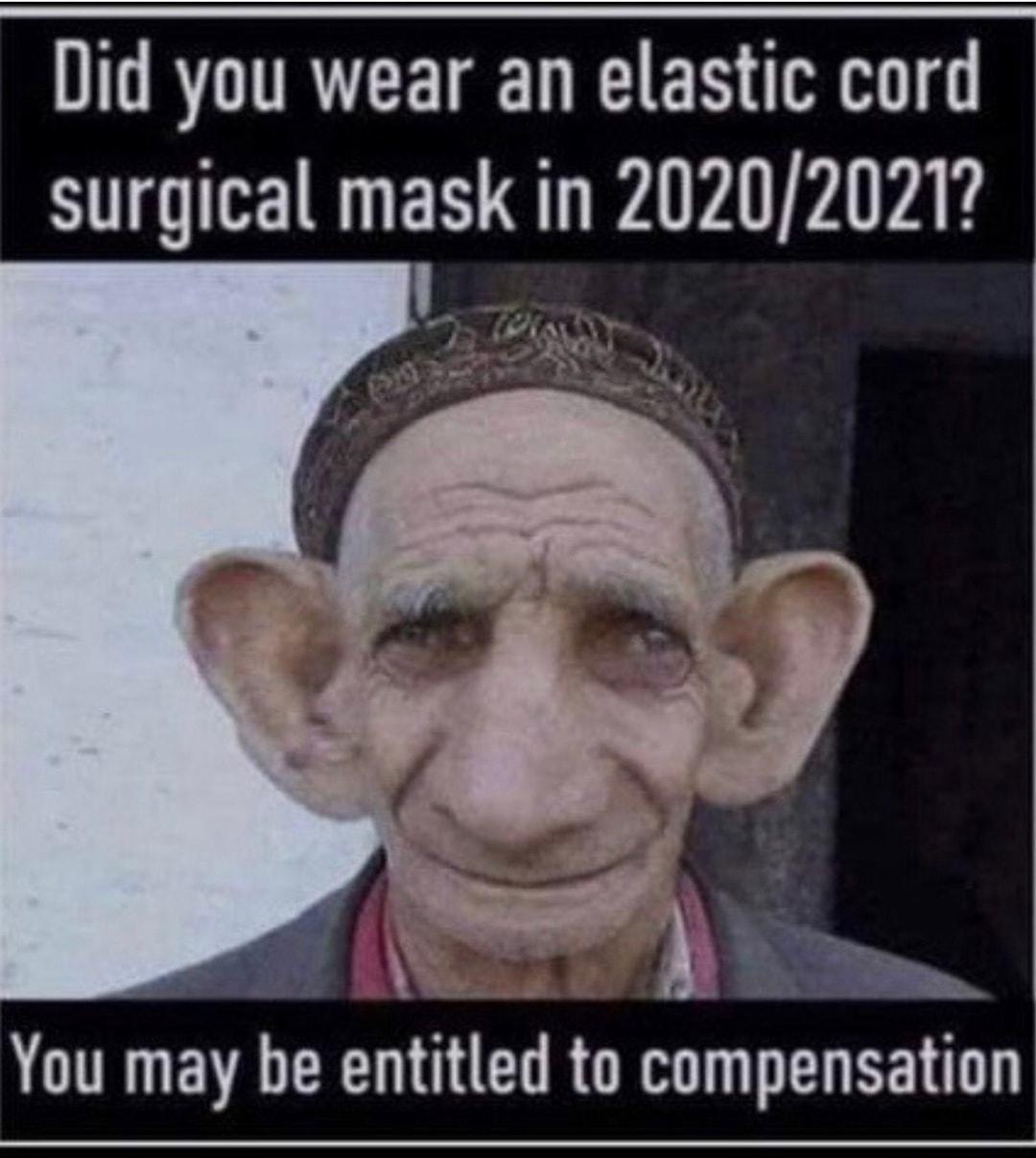 G RTITRUEE g RN A surgical mask in 20202021 TRUEY be entltled to compensatlon