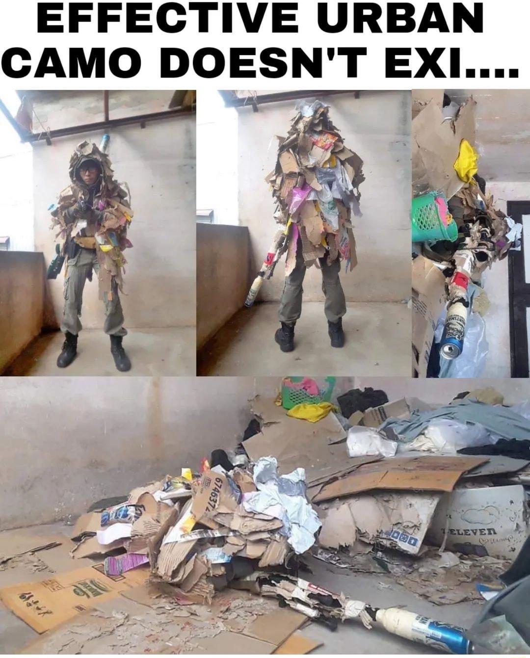 EFFECTIVE URBAN CAMO DOESN T EXI