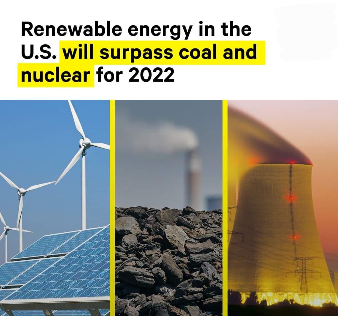 Renewable energy in the US will surpass coal and nuclear for 2022