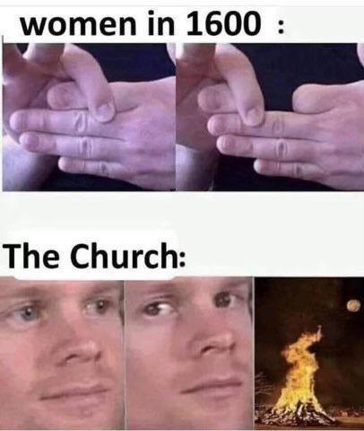 women in 1600 The Church F la