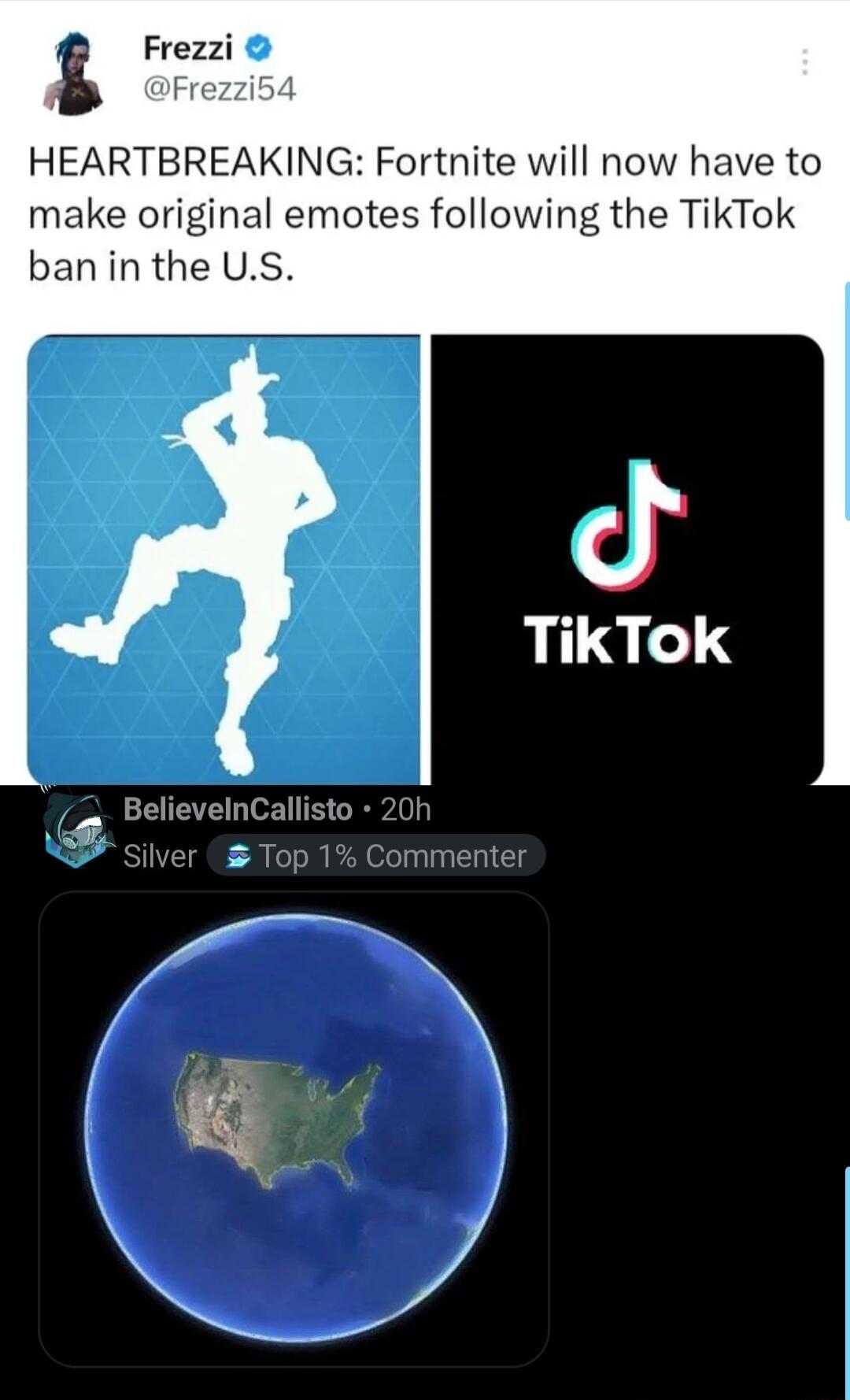 HEARTBREAKING Fortnite will now have to make original emotes following the TikTok ban in the US BelievelnCallisto 20t 0