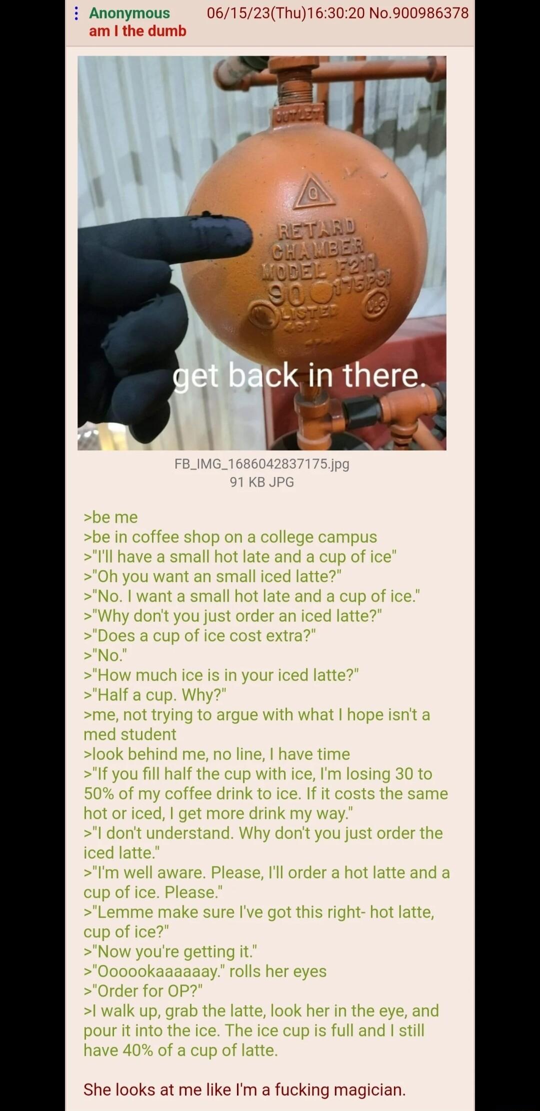 i Anonymous 0615 at me like Im a fucking magician