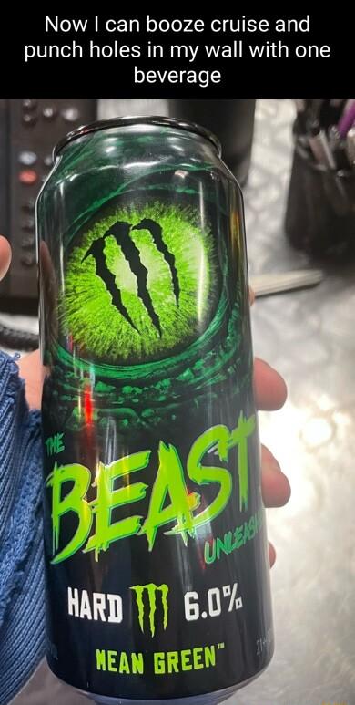 Now can booze cruise and punch holes in my wall with one beverage