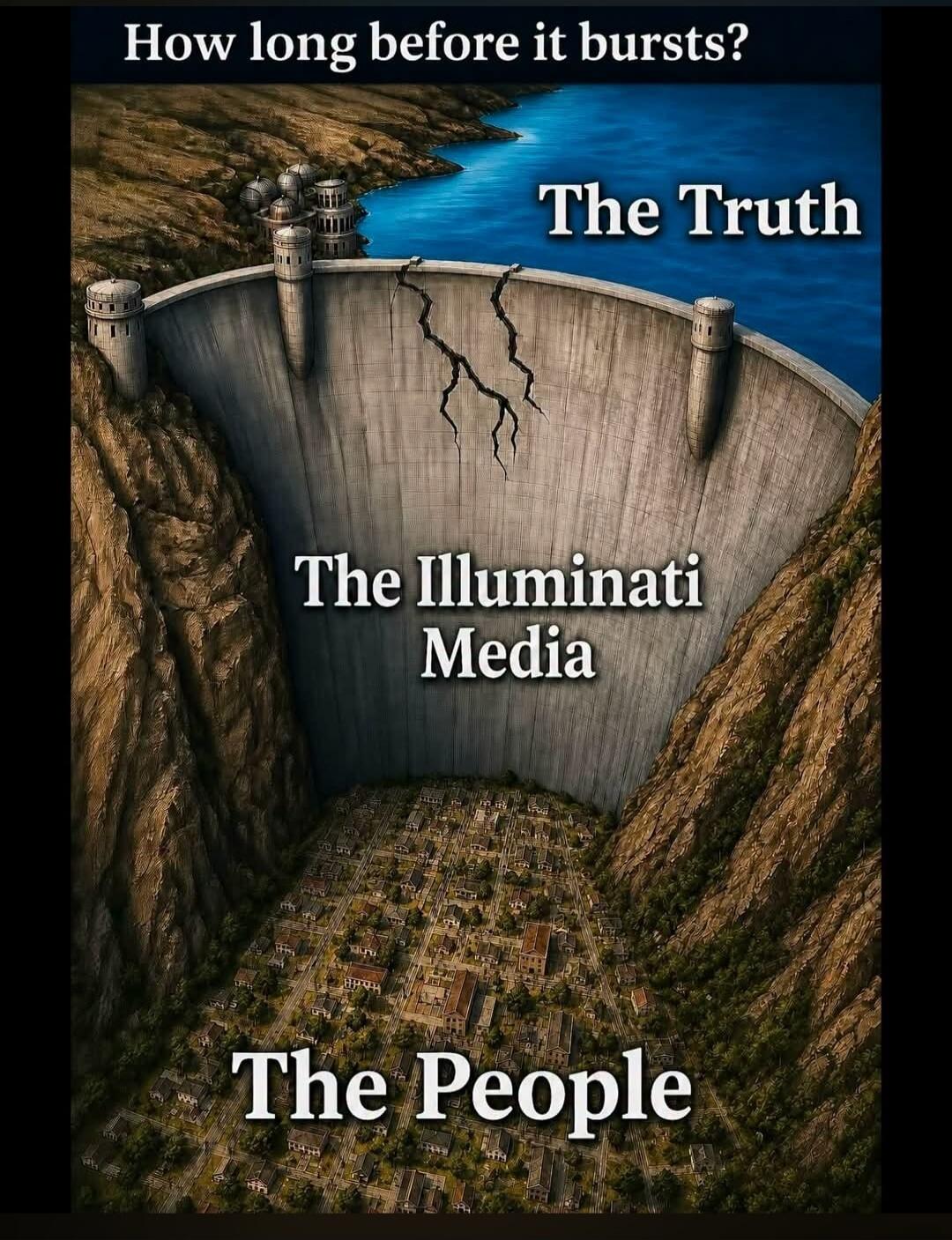 How long before it bursts? The Truth. The Illuminati Media. The People.