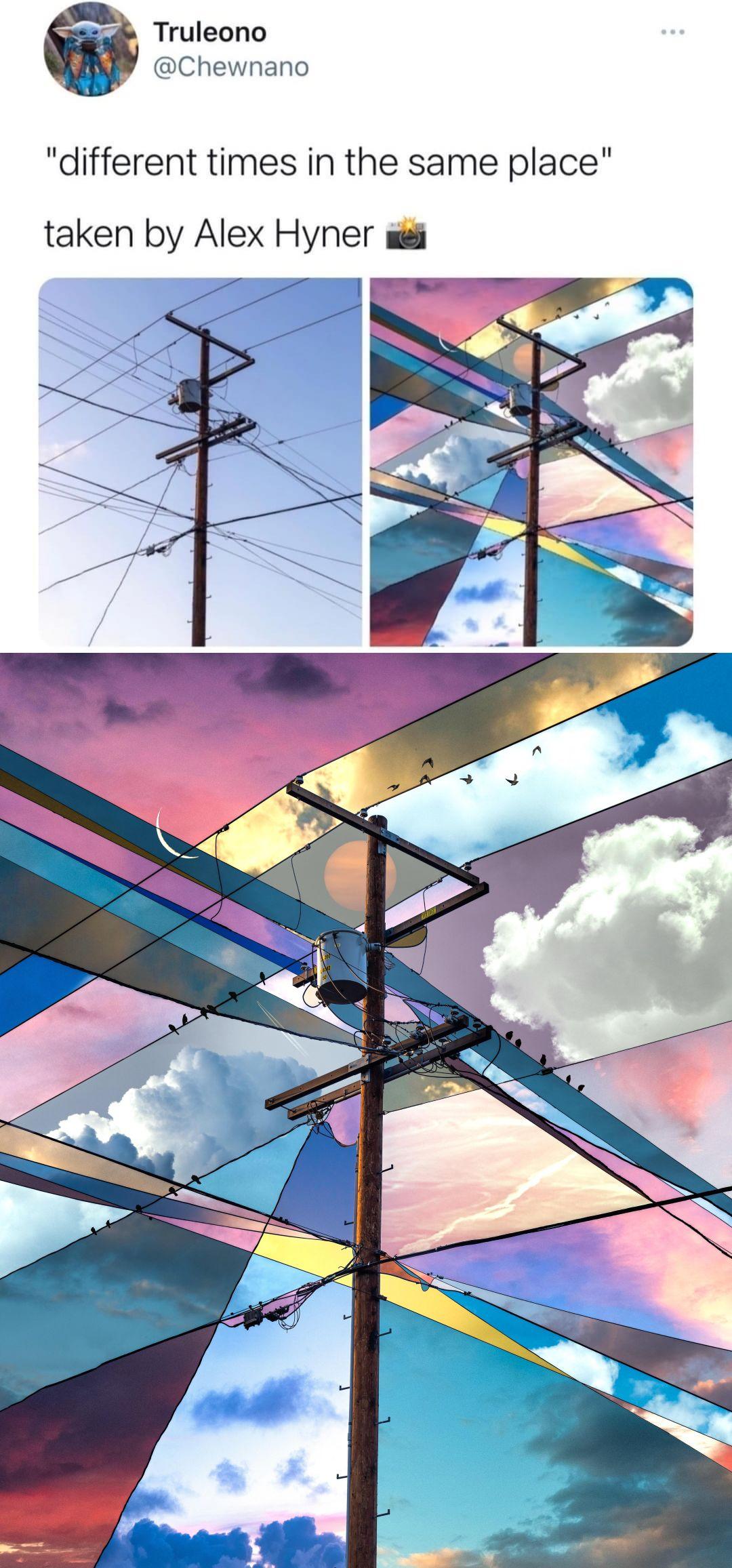 Truleono Chewnano different times in the same place taken by Alex Hyner w