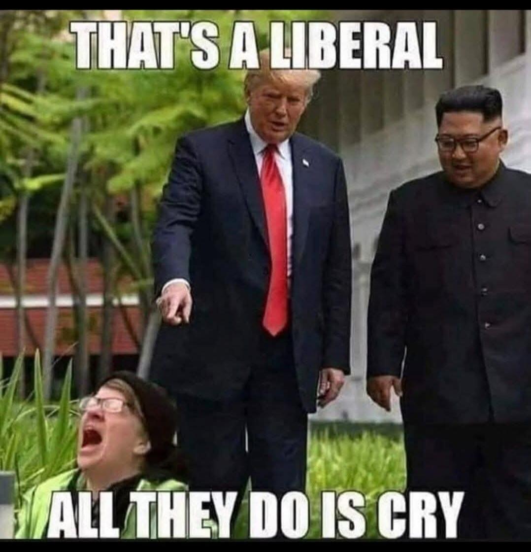 THAT'S A LIBERAL ALL THEY DO IS CRY