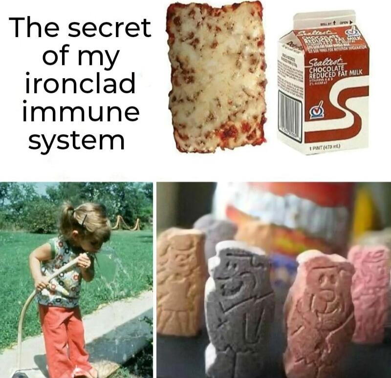 The secret of my ironclad immune system