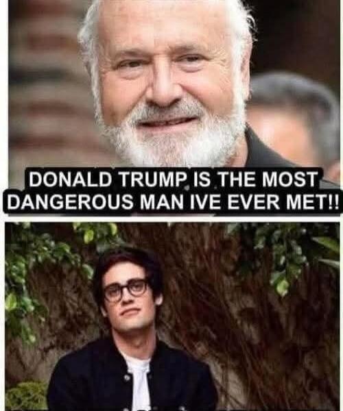 DONALD TRUMP IS THE MOST DANGEROUS MAN IVE EVER MET!!