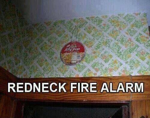 REDNECK FIRE ALARM Jiffy Pop