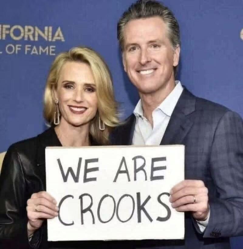 WE ARE CROOKS. IFORNIA L OF FAME.