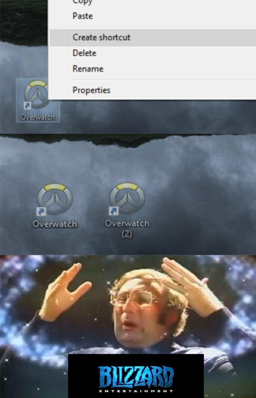 Paste Create shortcut Delete Rename Properties