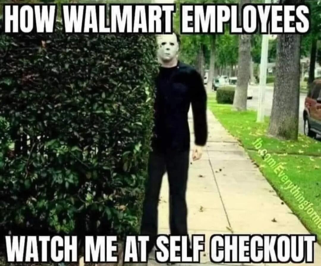 HOW WALMART EMPLOYEES WATCH ME AT SELF CHECKOUT
