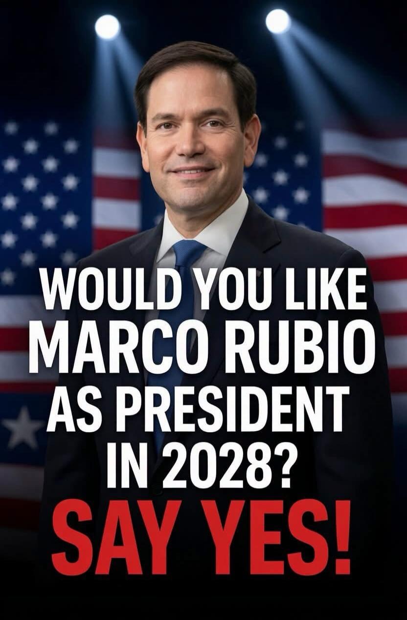 WOULD YOU LIKE MARCO RUBIO AS PRESIDENT IN 2028? SAY YES!