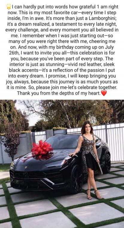 I can hardly put into words how grateful I am right now. This is my most favorite car—every time I step inside, I'm in awe. It's more than just a Lamborghini; it's a dream realized, a testament to every late night, every challenge, and every moment you all believed in me. I remember when I was just starting out—so many of you were right there with 