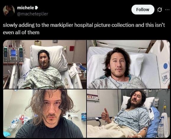 slowly adding to the markiplier hospital picture collection and this isn't even all of them