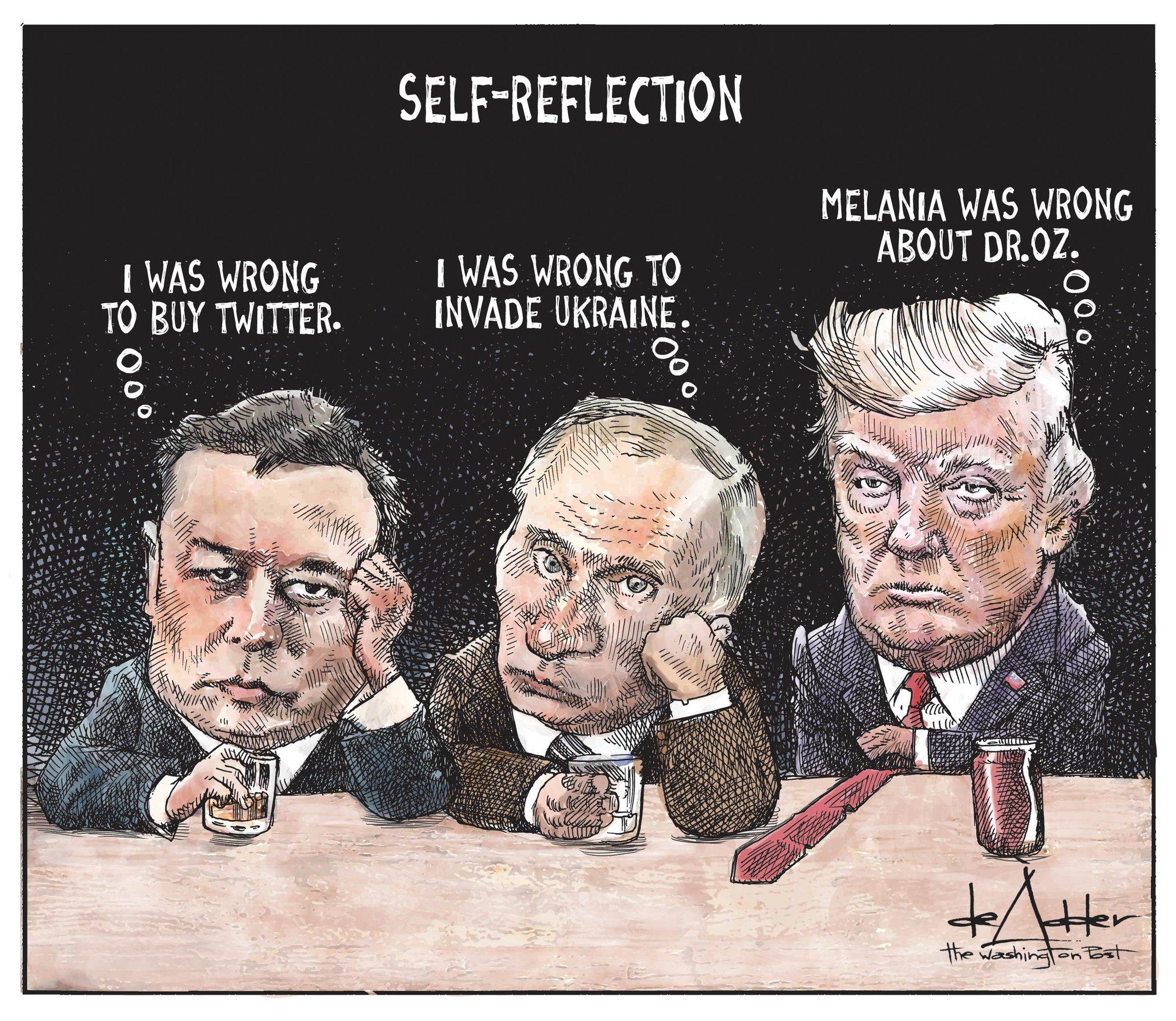SELF REFLECTION MELANIA WAS WRONG ABOUT DILOZ 1 WAS WRONG 1 WAS WRONG TO T0 BUY TWITTER LZVIRUCHT o