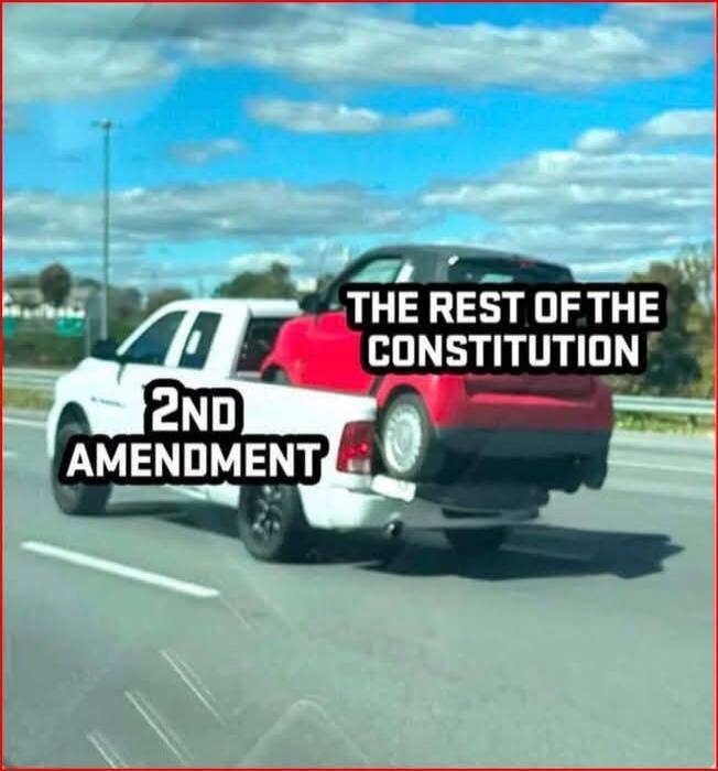 2nd Amendment. The Rest of the Constitution.