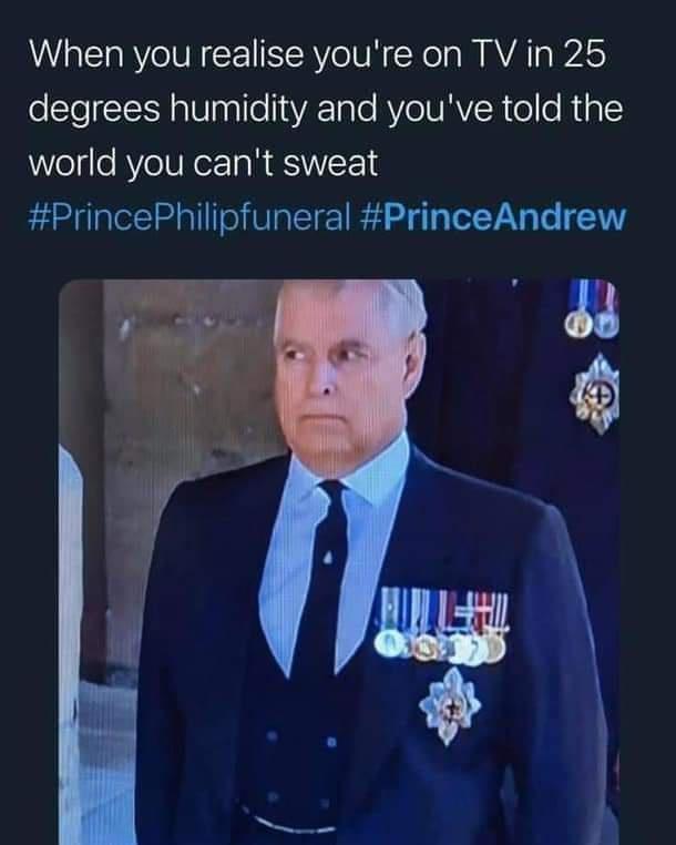 Ll ARV TUN 1 SR Ve N Nola M MVA g I245 degrees humidity and youve told the WelgleRYeIVEerIaRESIVCE PrincePhilipfuneral PrinceAndrew