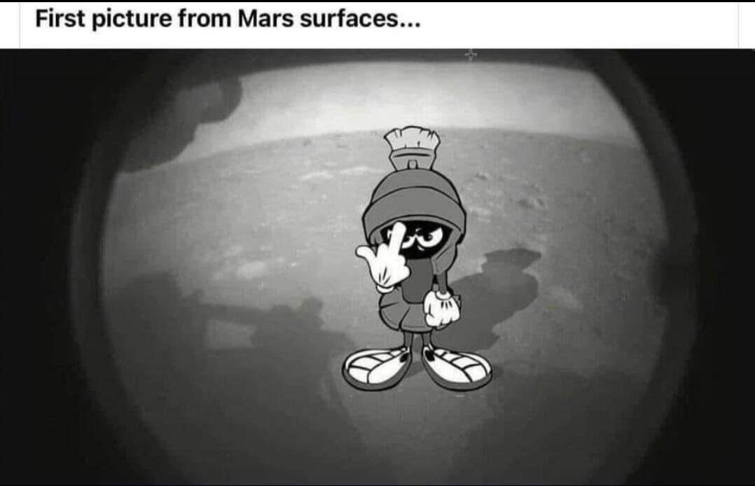 First picture from Mars surfaces...