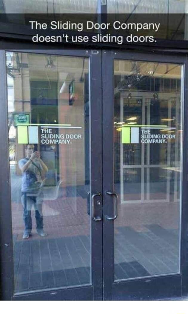 The Sliding Door Company doesnt use sliding doors