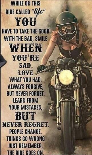 WHILE ON THIS RIDE CALLED 