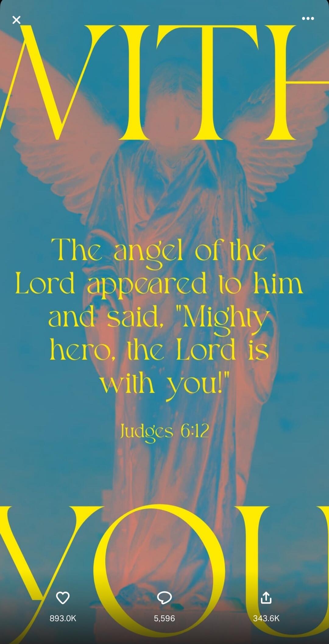 The angel of the Lord appeared to him and said, 