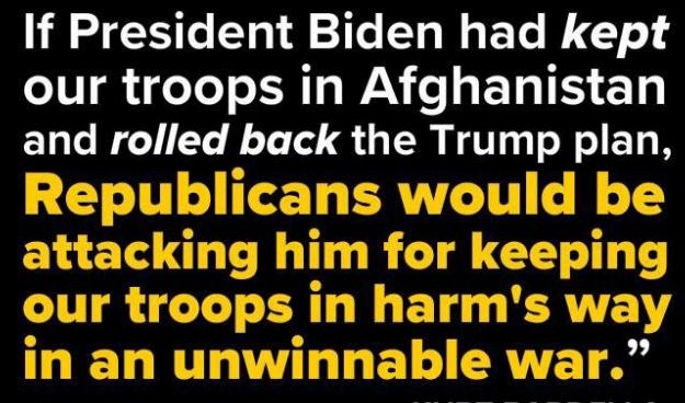 If President Biden had kept IT fTeT IR WAV c L EL IS y and rolled back the Trump plan