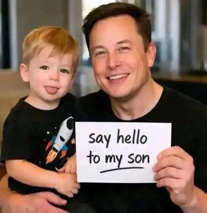 say hello to my son