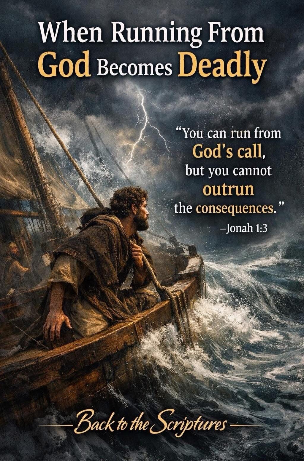 When Running From God Becomes Deadly. 