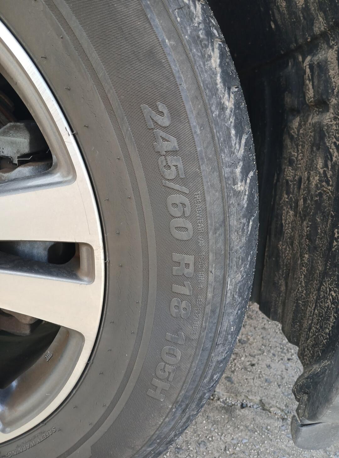 245/60 R18 105H SAFETY WARNING