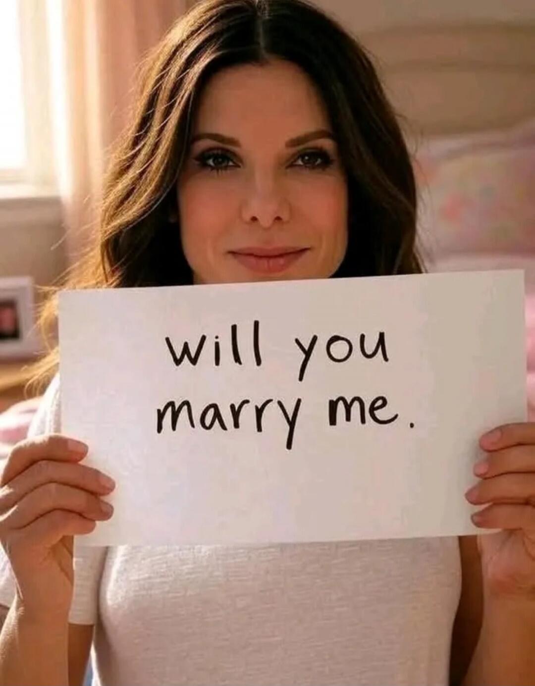 will you marry me.