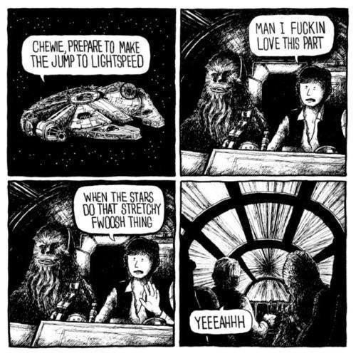 CHEWIE PREPARE T MAKE THE JUMP TO LIGHTSPEED